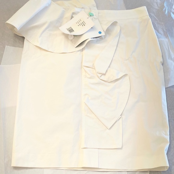 NWT! Viktor And Rolf Ruffle Front Skirt IT 42 - Picture 4 of 15